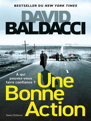 cover image of Une bonne action